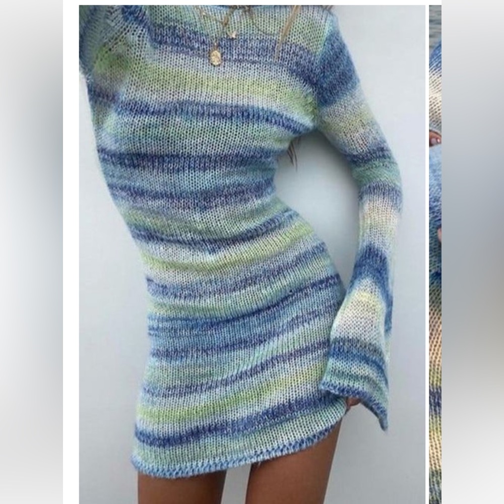 PHILOMENA MINI SWEATER DRESS